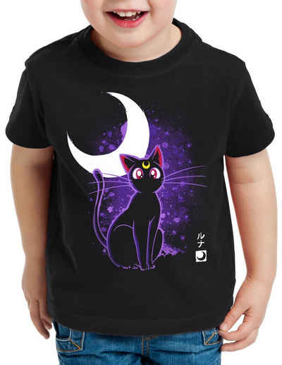style3 Print-Shirt Kinder T-Shirt Luna moon mondstein japan sailor