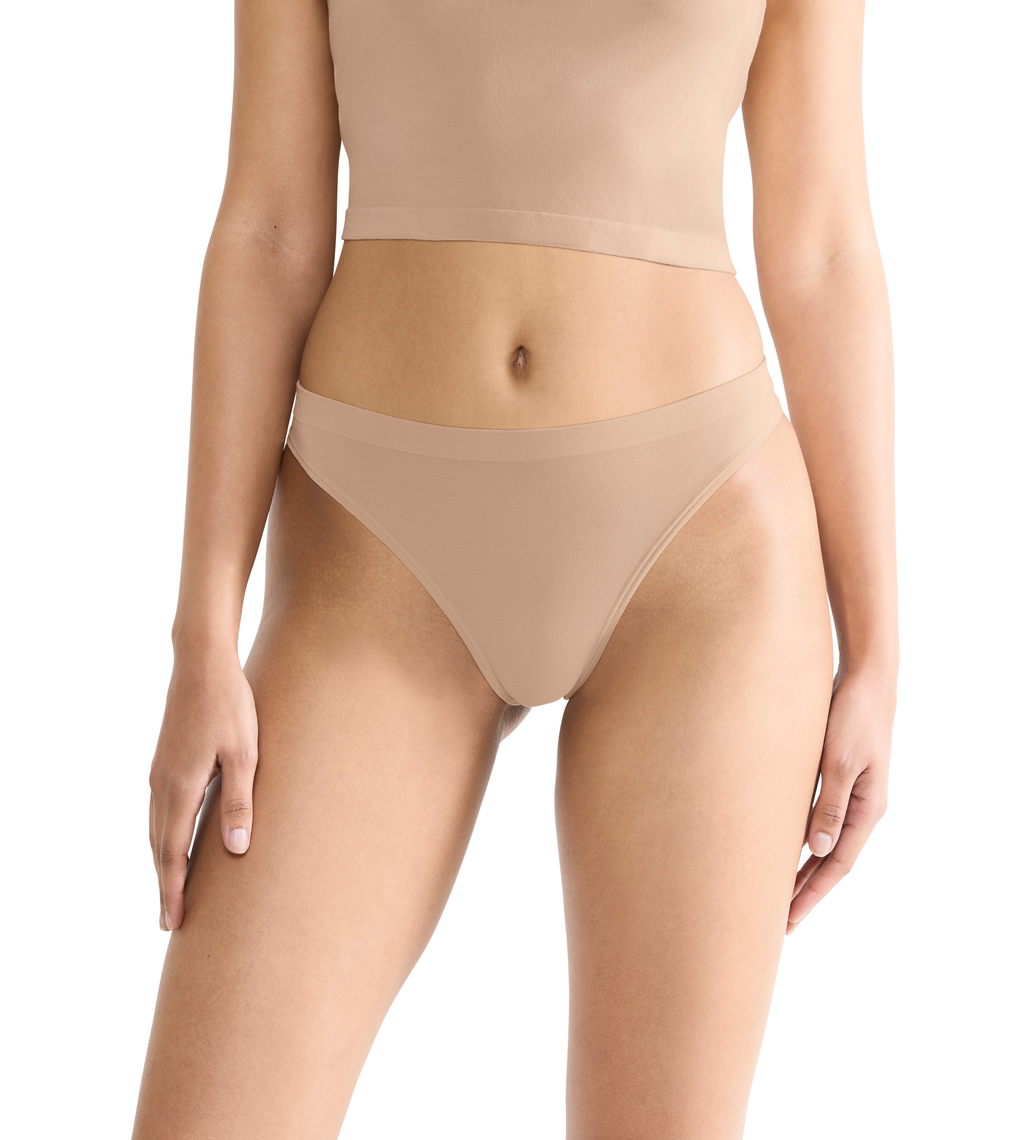 sloggi Tanga GO Sense (2er Pack) Modalmix, nahtlos, flacher Saum, elastisch, weich