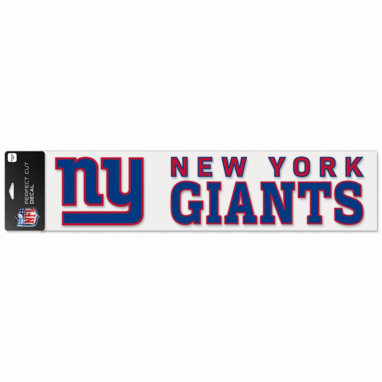 Teams WinCraft Giants Wanddekoobjekt York XXL Cut Aufkleber New NFL Perfect 10x40cm