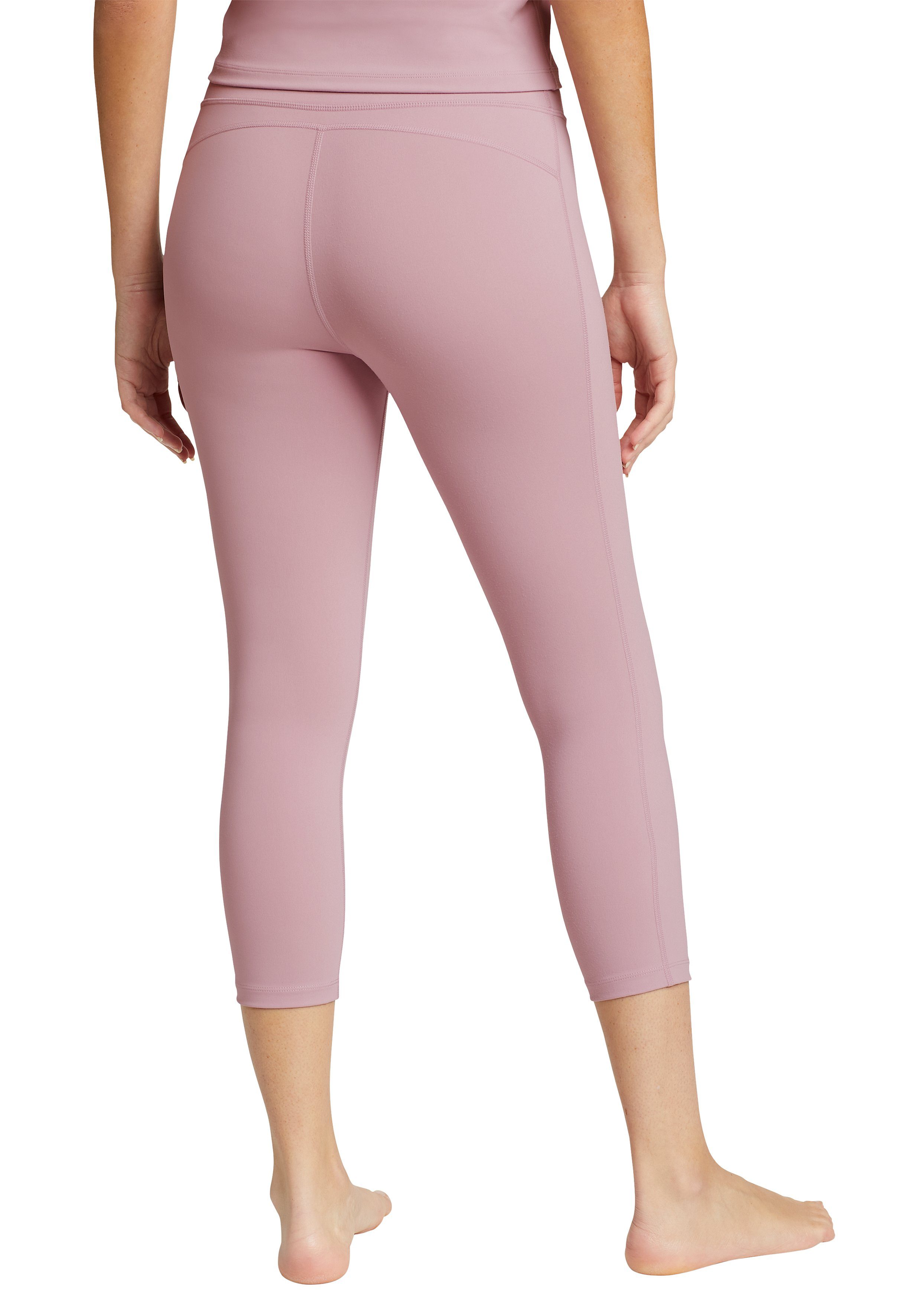 Lux Bauer High Pfirsichrosa 3/4-Leggings Eddie Movement - Rise geruchshemmend