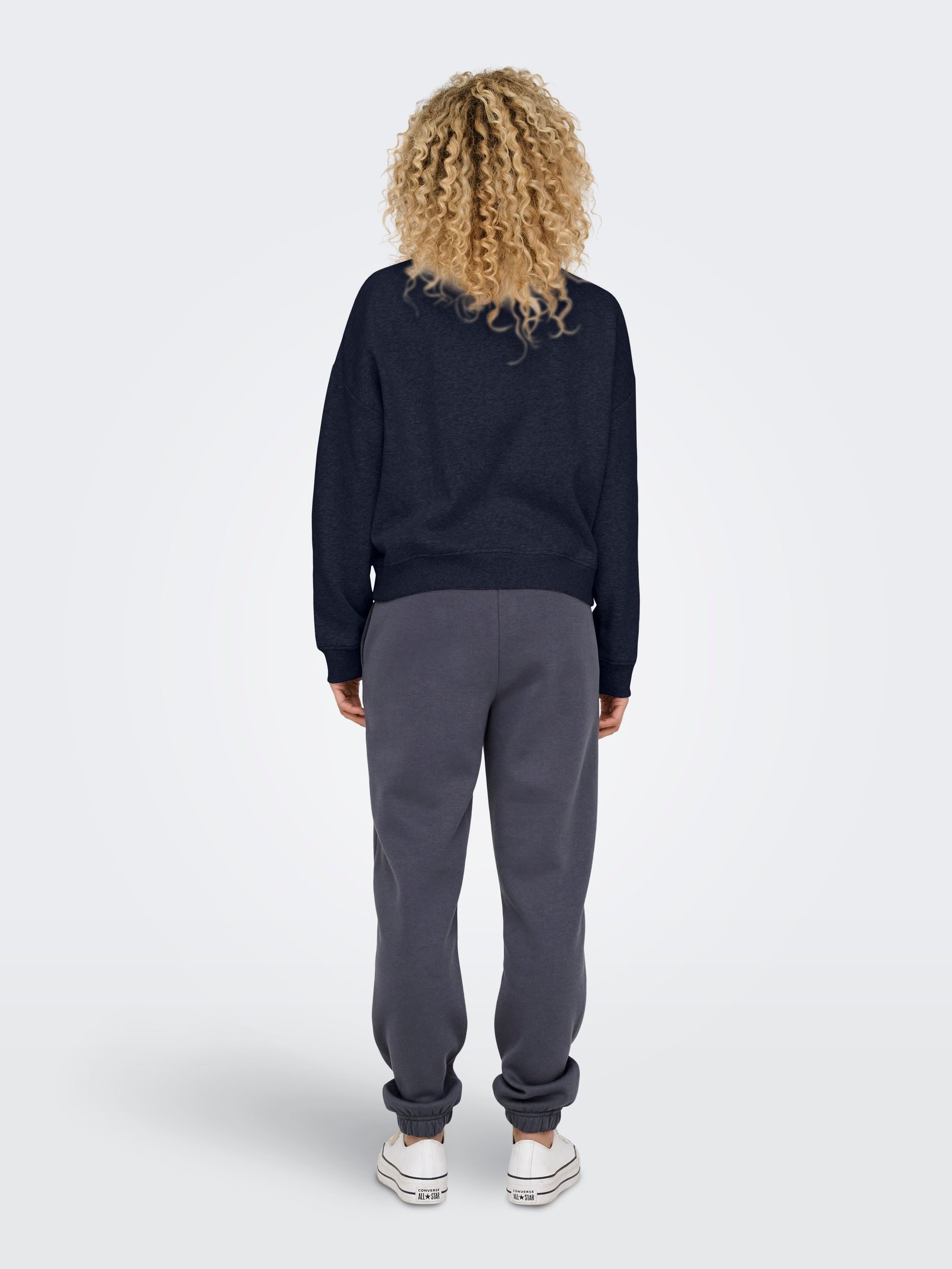 ONLY Longpullover Rundhals langarm kurz locker günstig online kaufen