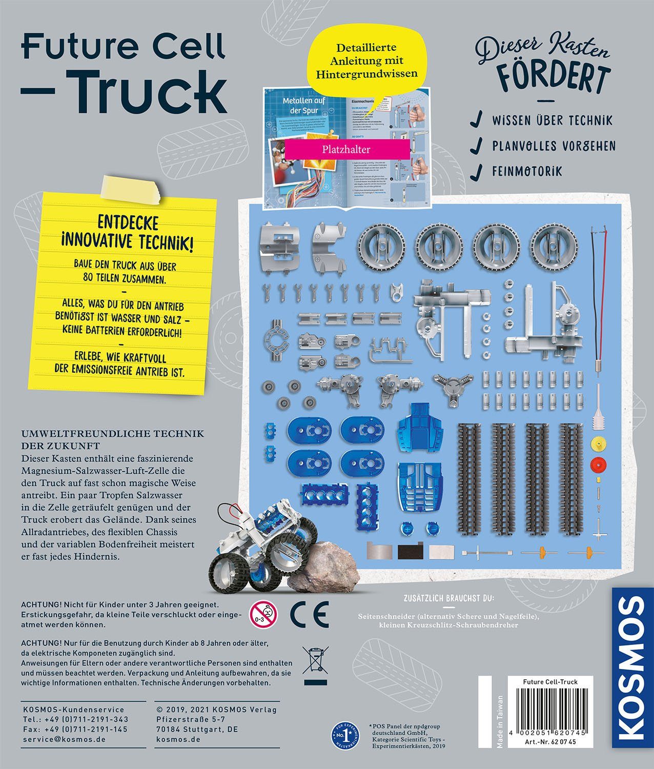 Kosmos Modellbausatz Future Cell-Truck