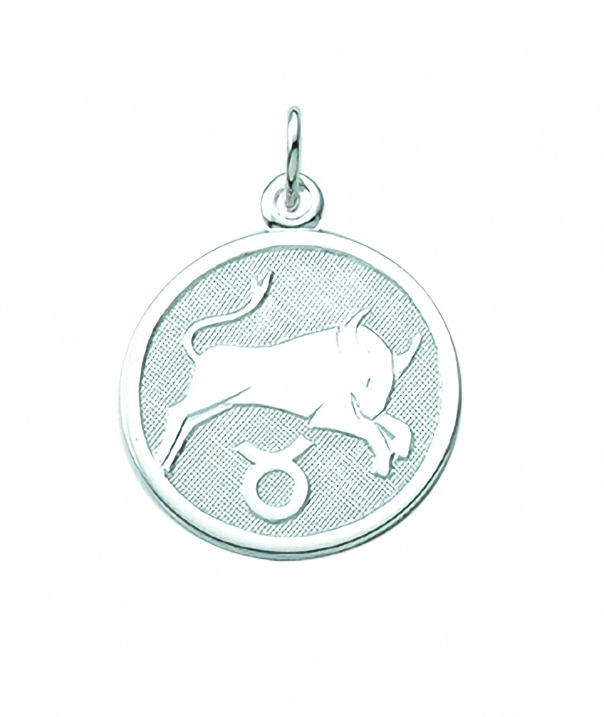 Adelia´s Sternzeichenanhänger Sternzeichen Anhänger Stier 925 Silber, Silberanhänger Stier