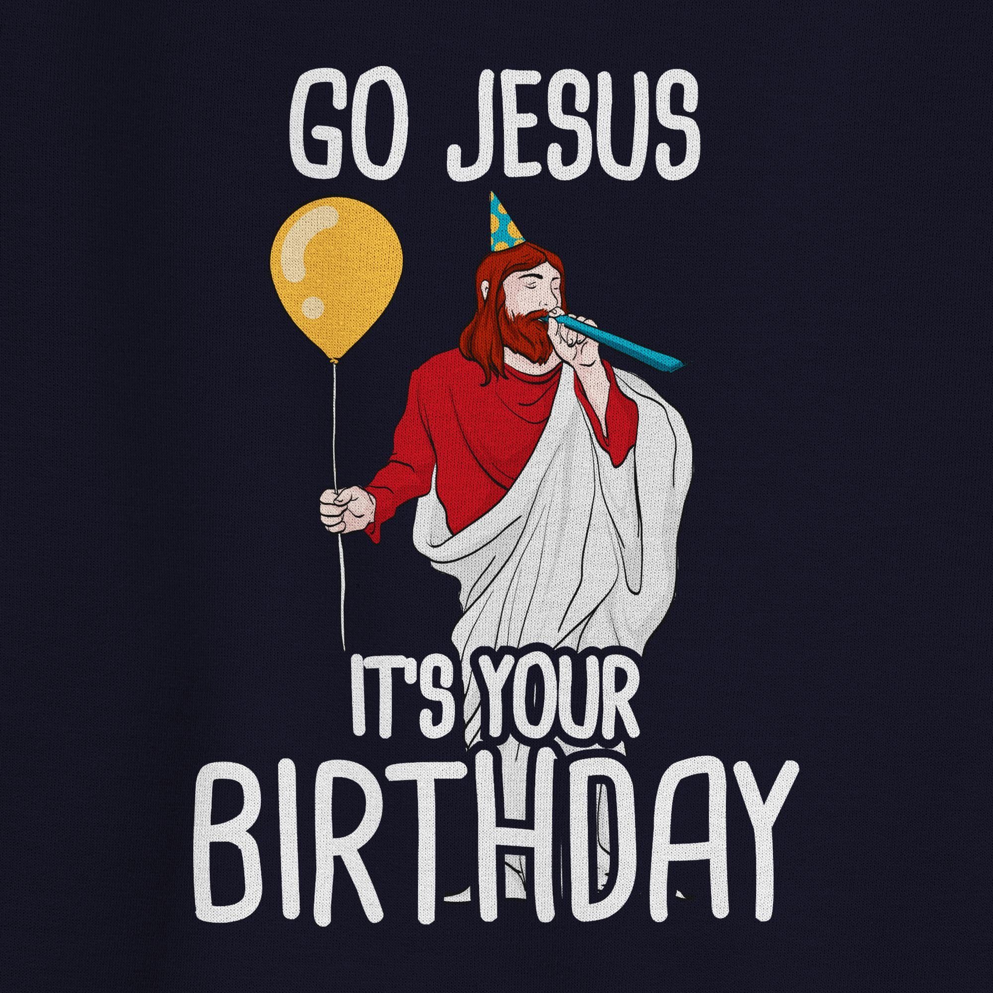 3 Dunkelblau Jesus Sweatshirt Shirtracer Kleidung (1-tlg) Weihachten Birthday it's Go your