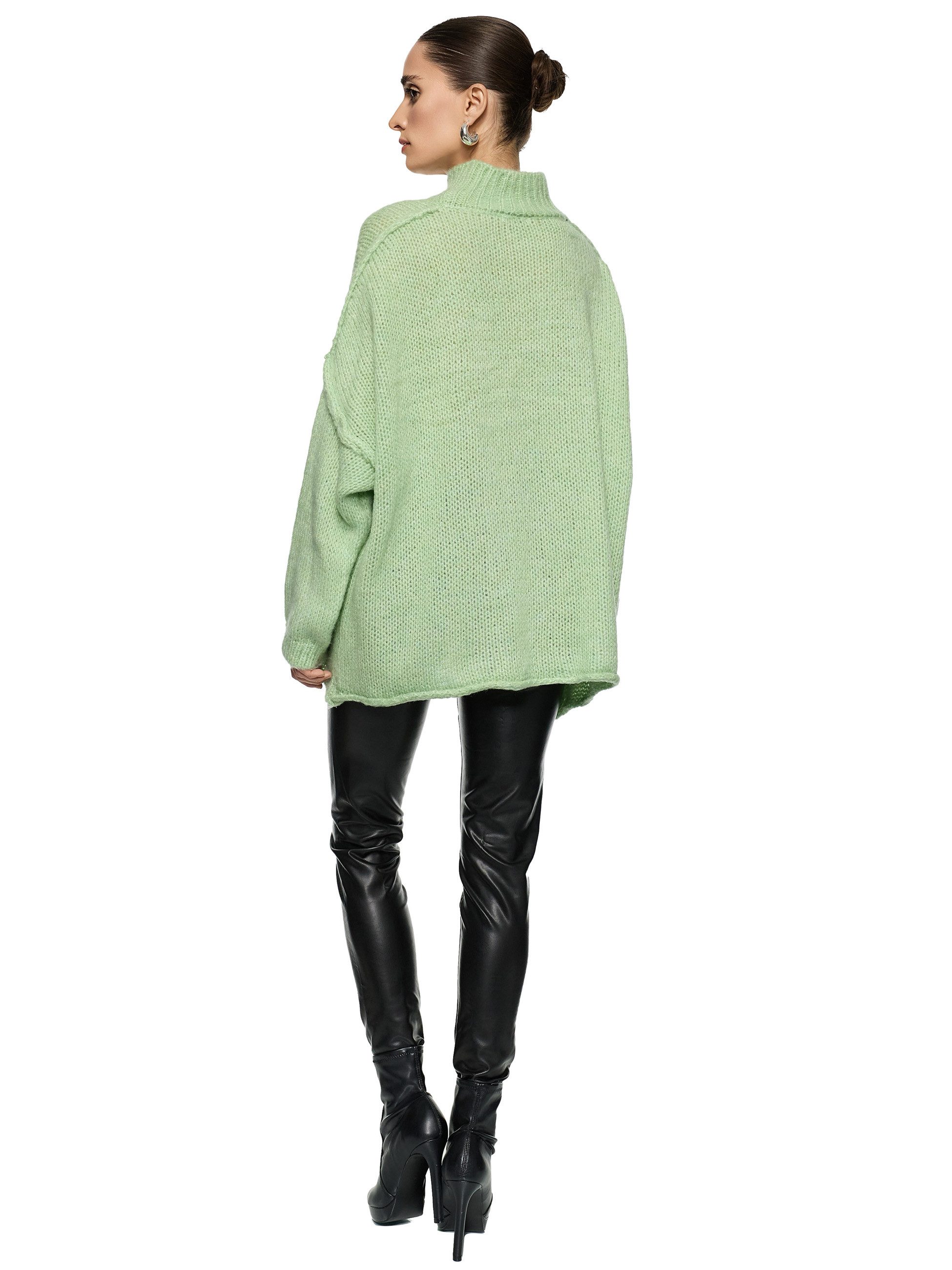 Worldclassca Longpullover WORLDCLASSCA Damen Oversize Strickpulllover Lang günstig online kaufen