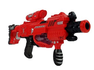LEAN Toys Wasserpistole Leuchtpistole Lichter Schaumstoff-Patronen Gewehr Spielzeug Pistole