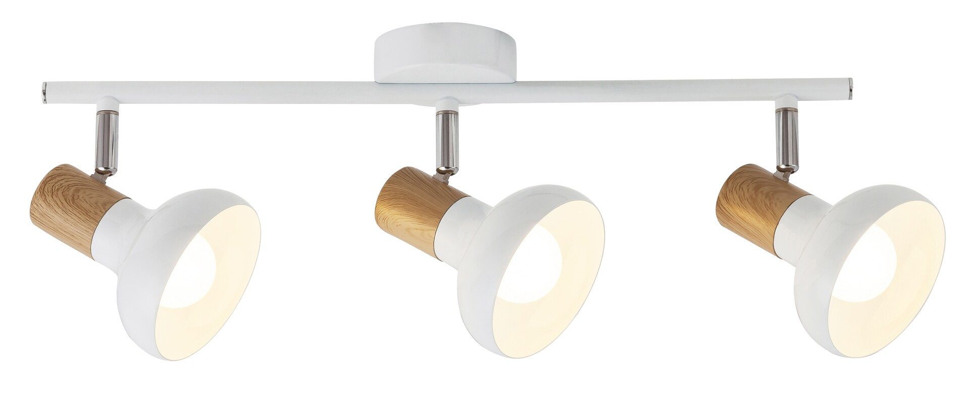 Rabalux LED Deckenspots "Holly" 3-flammig, Metall, weiß, E14, B480mm