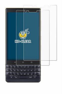 BROTECT Schutzfolie für BlackBerry Key2 LE, Displayschutzfolie, 2 Stück, Folie klar