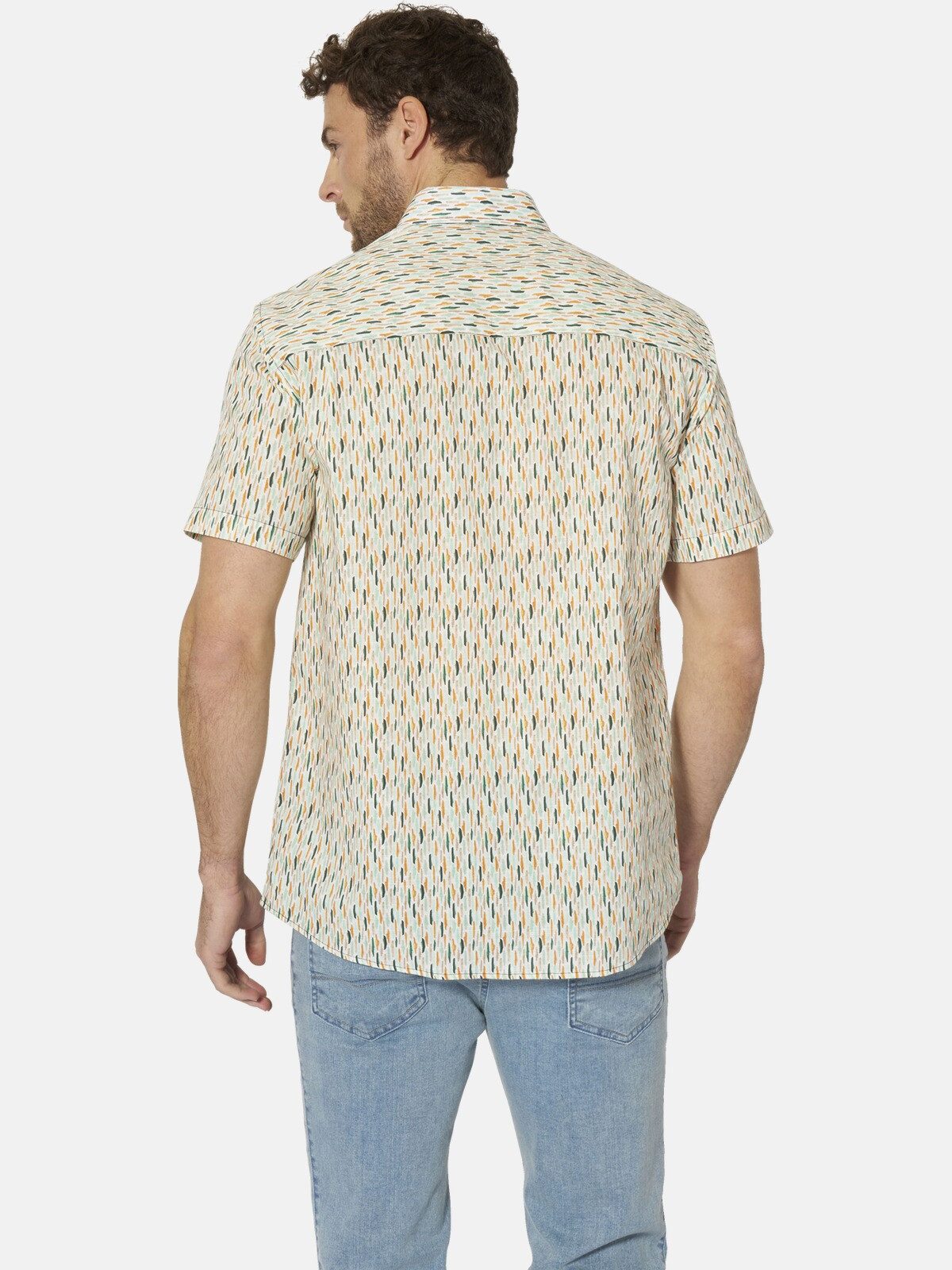Babista Kurzarmhemd MARVIO mit Wasserfarben-Print