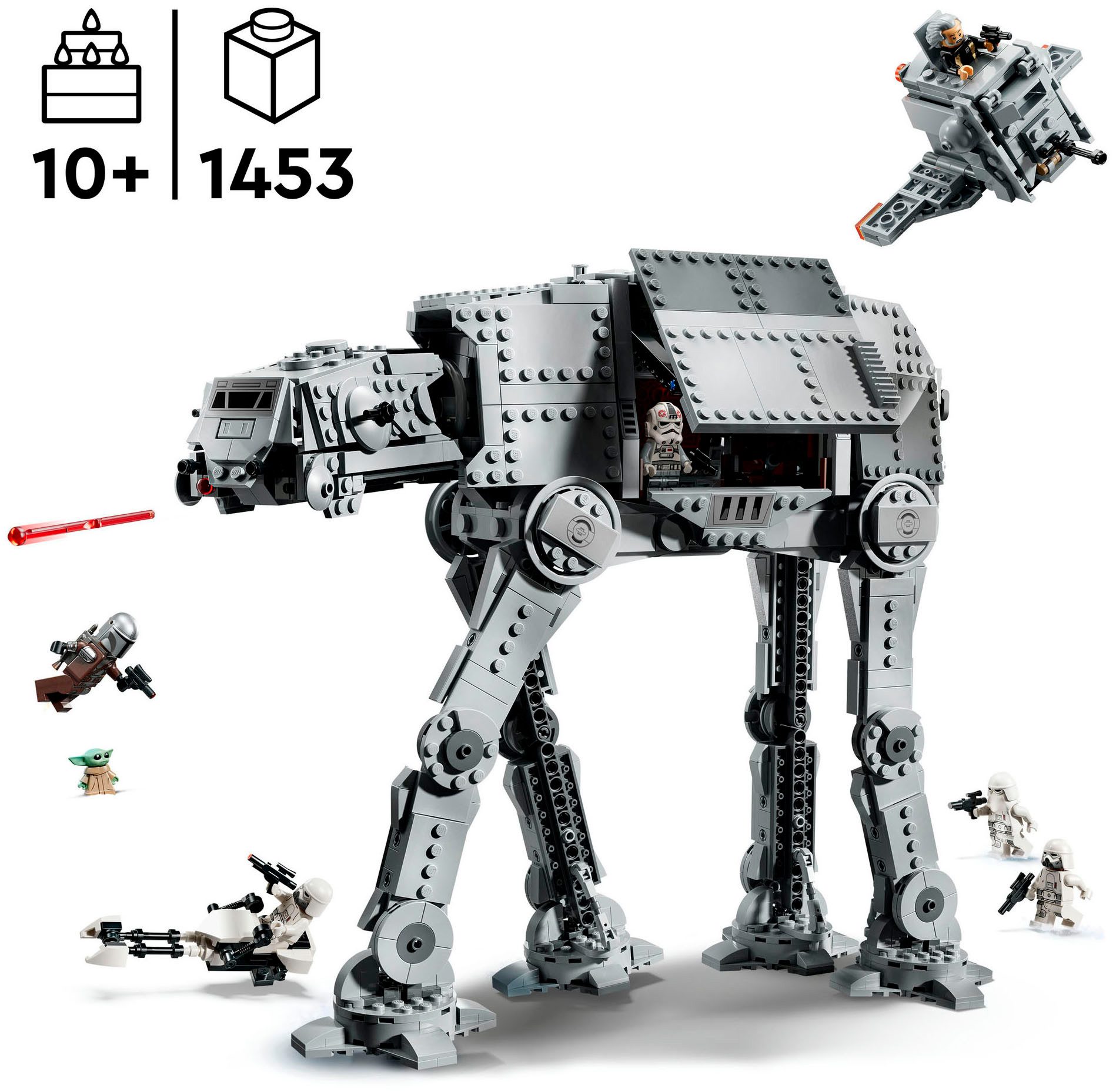 LEGO® AT-AT des Restimperiums mit INT-4 (75454), LEGO Star Wars™ Konstruktionsspielsteine, (1453 St), Made in Europe