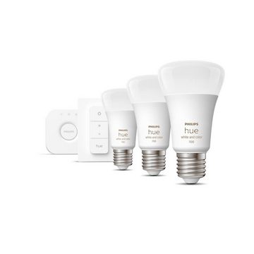 Philips Hue LED-Leuchtmittel Weiß & Farbige E27 Ambiente LED Leuchtmittel, E27, Warmweiß, Tageslichtweiß, Farbwechsler, Neutralweiß