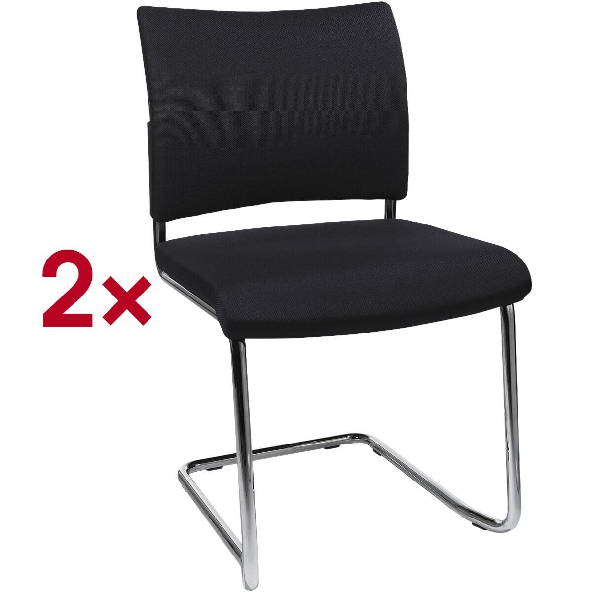 TOPSTAR Besucherstuhl Visit 20 (2 St), stapelbar