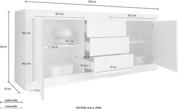 INOSIGN Sideboard Basic, 210 cm