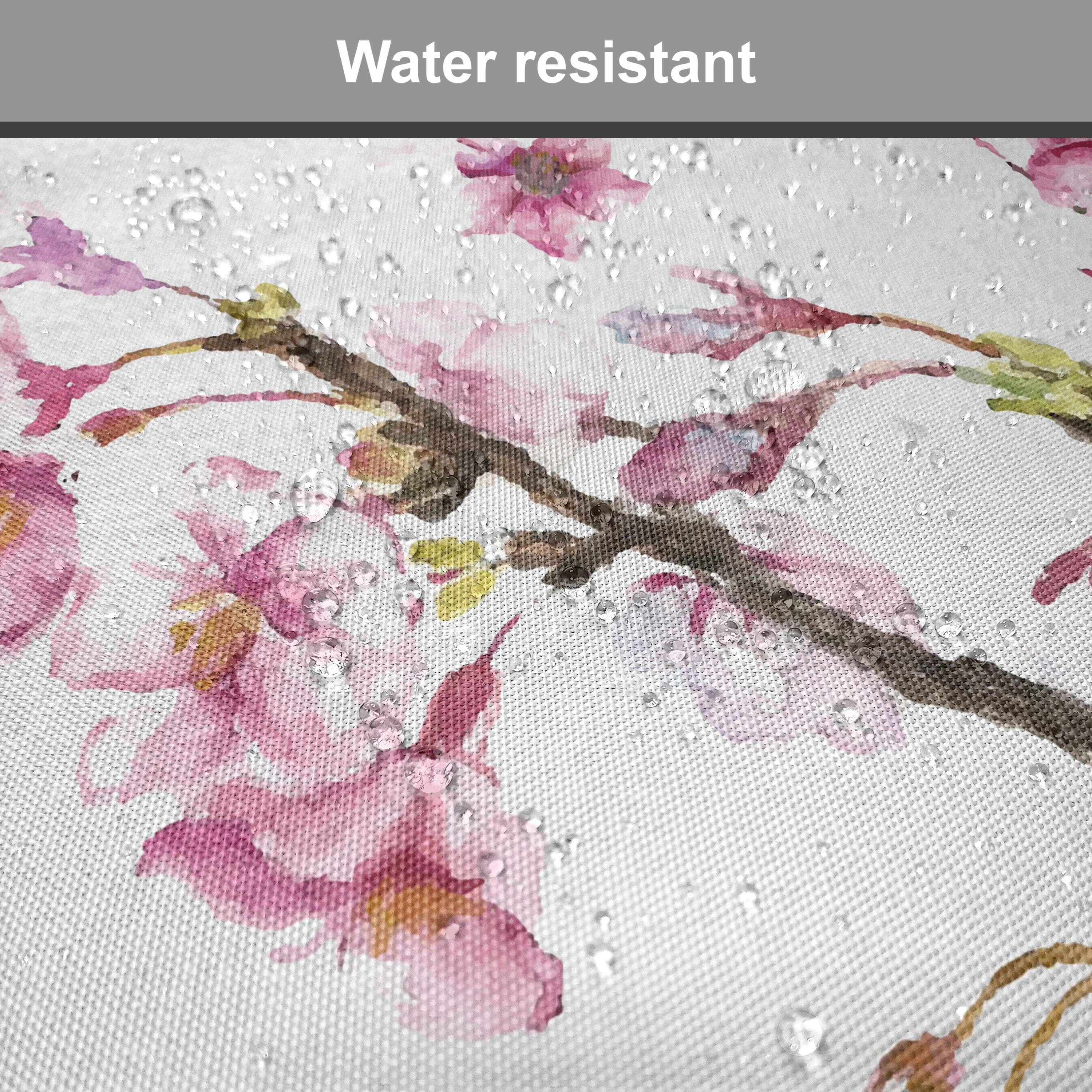 Riemen für Kissen wasserfestes Küchensitze, Sakura-Zweig Kirschblüte Stuhlkissen Abakuhaus mit Dekoratives