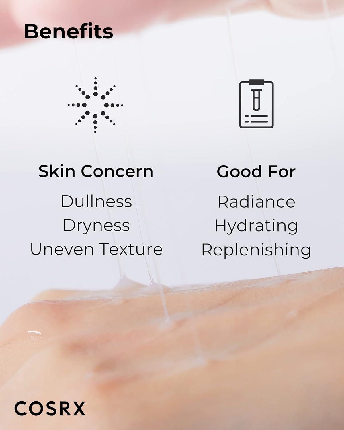 Cosrx Gesichtsserum Advanced Snail Radiance Dual Essence 80ml – Gesichtsserum mit 3-fach Schneckensekret, Niacinamid & Glutathion – feuchtigkeitsspendend, porenverfeinernd & aufhellend – K-Beauty für jeden Hauttyp
