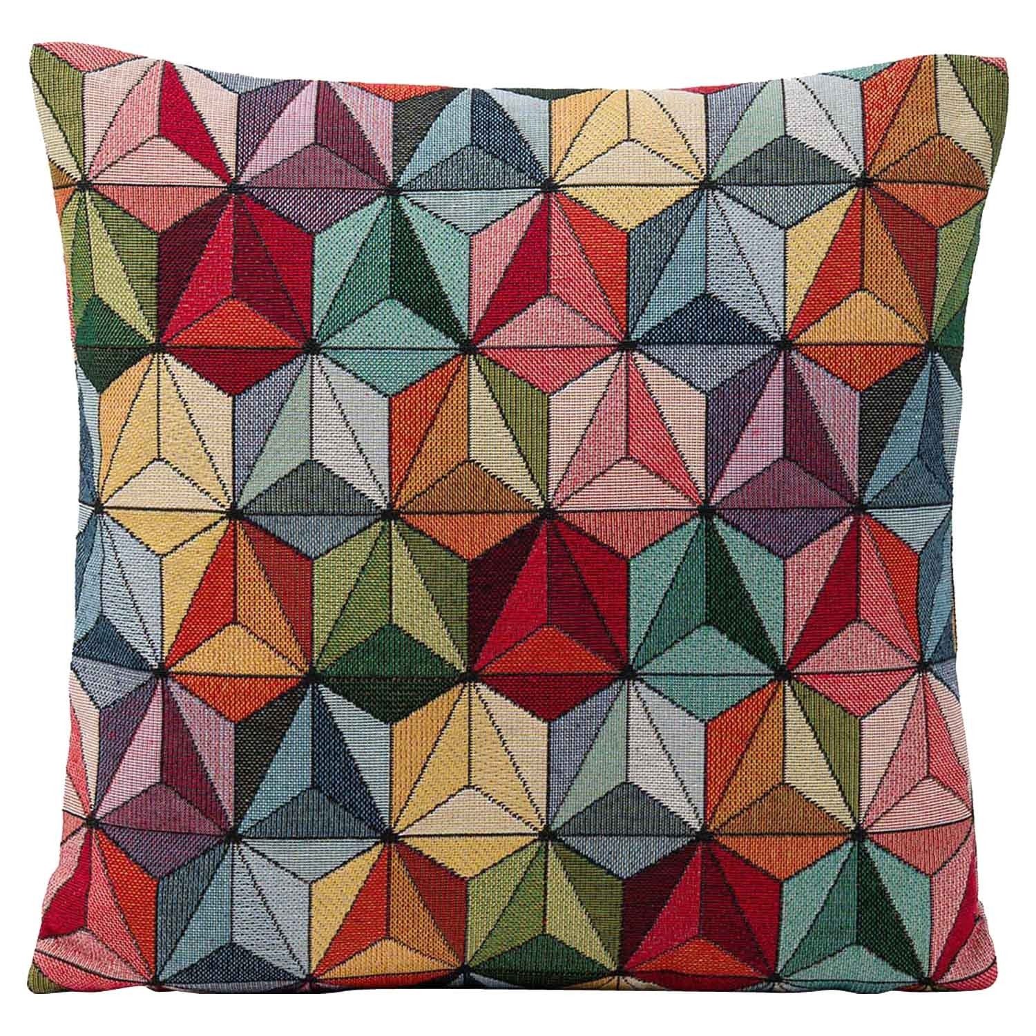 Gözze Kissenhülle STARLET, 50 x 50 cm, Mehrfarbig, Rautenmotiv, (1 Stück), günstig online kaufen