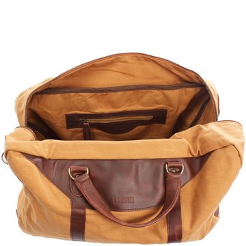 LECONI Weekender kleiner Weekender Sporttasche Canvas Leder LE2009