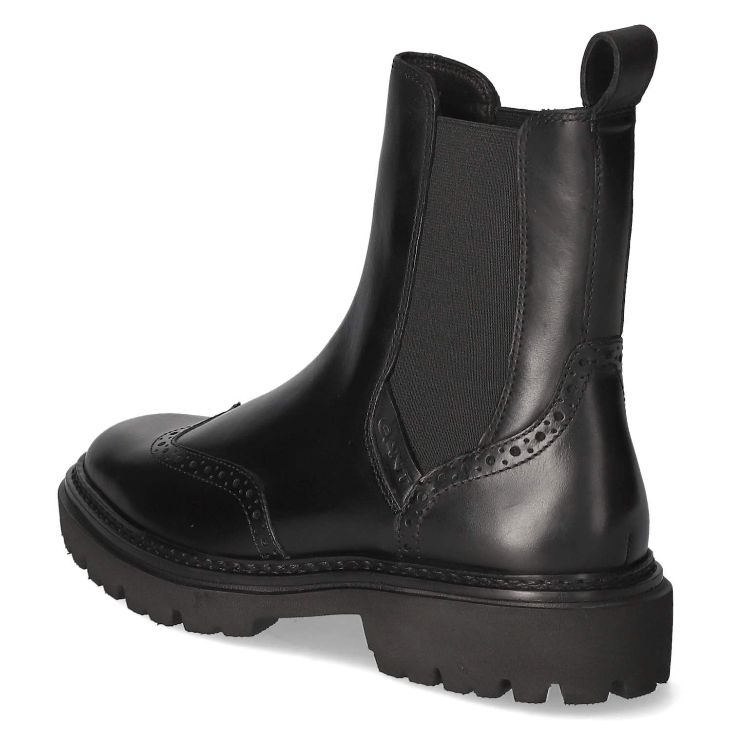 Gant Gant 31551119/G00 Damen Glattleder schwarz Schlupfstiefel