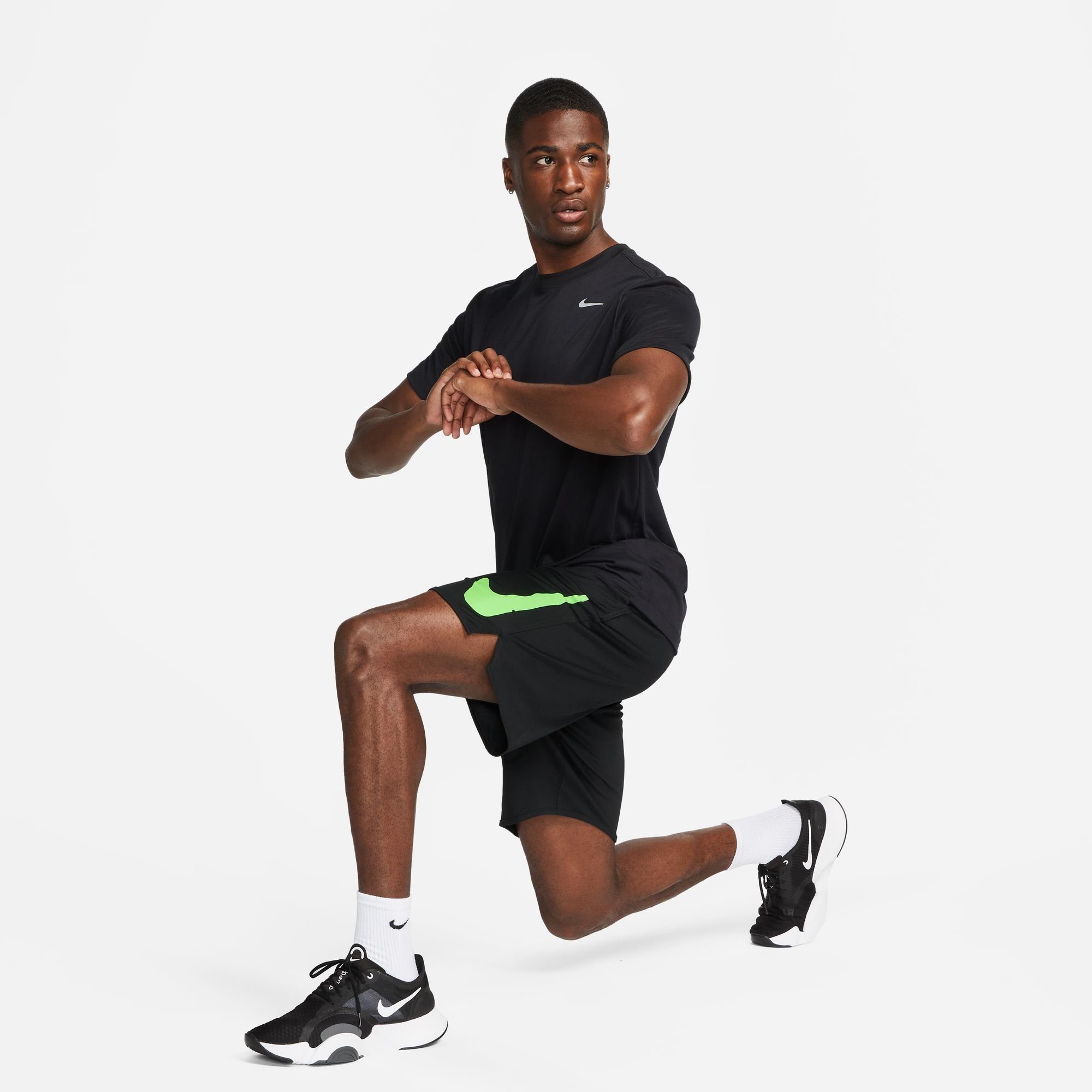 MEN'S " STUDIO KNIT ' FITNESS Trainingsshorts DRI-FIT TOTALITY Nike UNLINED SHORTS