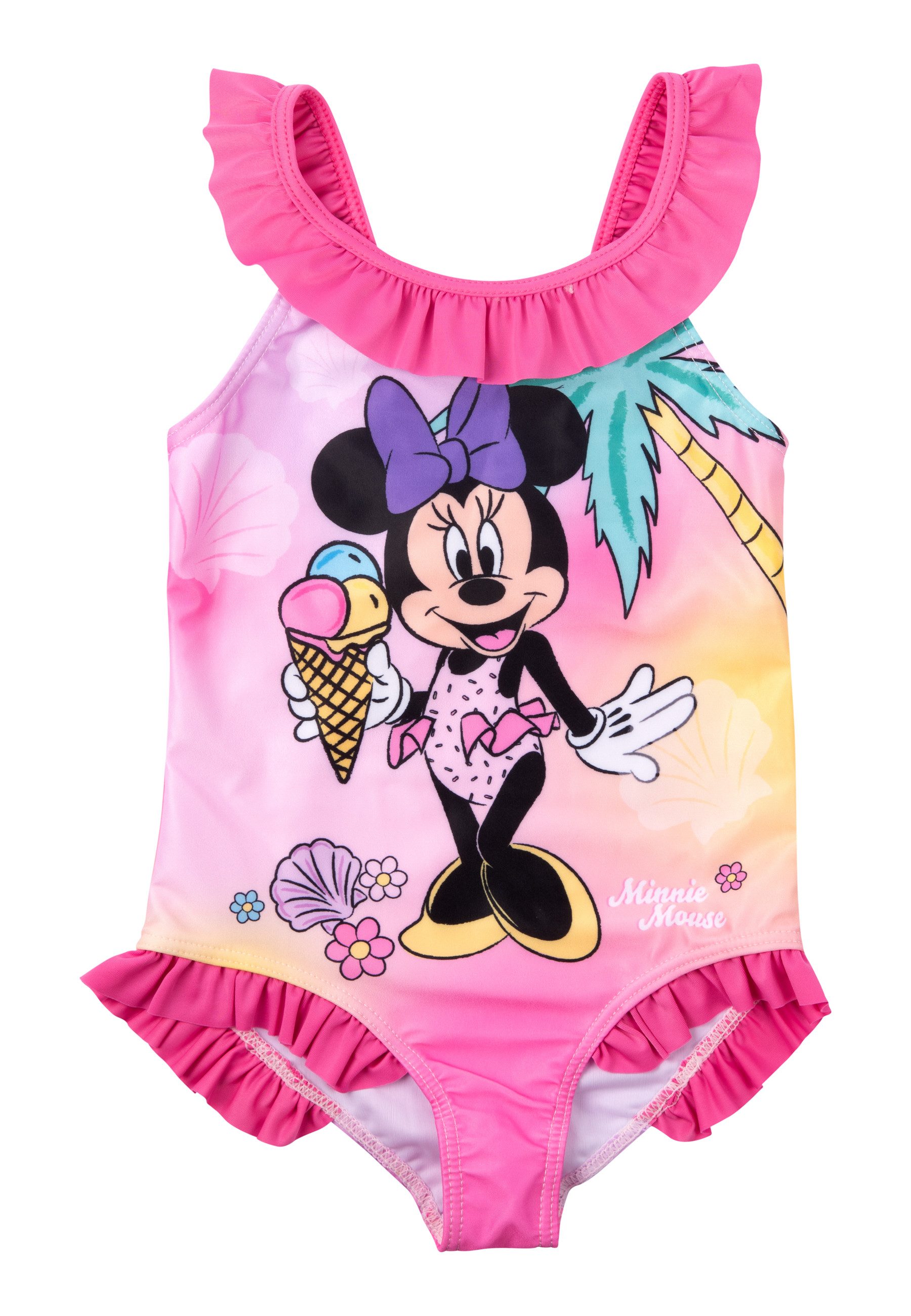 Badeanzug Disney - Minnie Mouse, mit Rüschen