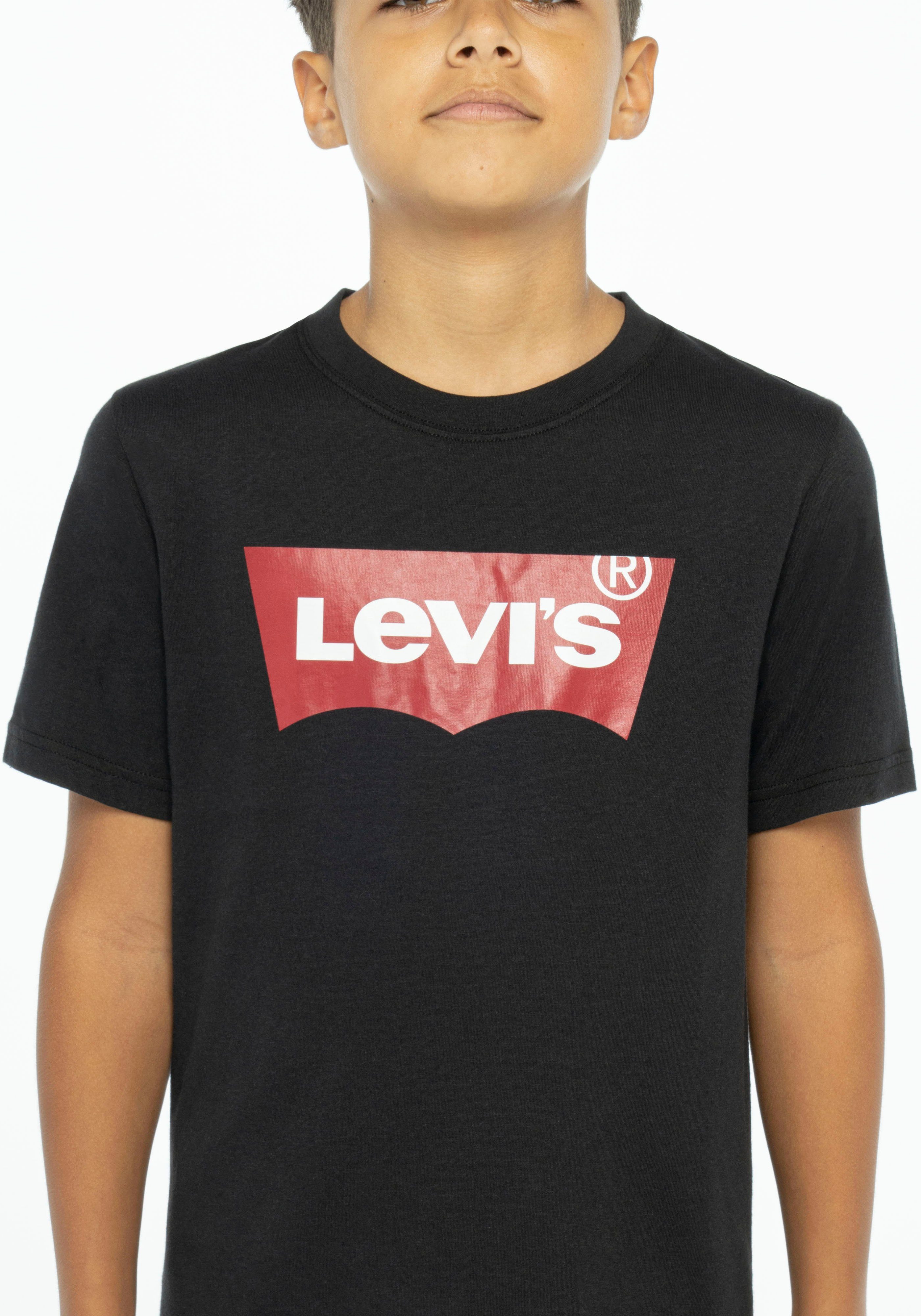 Levi's® black TEE for BOYS LVB T-Shirt Kids BATWING