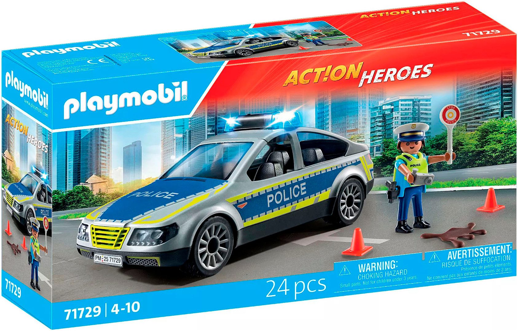 Playmobil® Polizei Streifenwagen (71729), Playmobil Action Heroes Konstrukt günstig online kaufen