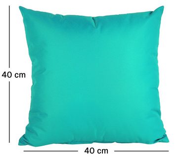 JACK Dekokissen 40x40cm Outdoor Lounge Kissen inkl. XXL Füllung Sitzkissen, starke Füllung, Robust, Strapazierfähig, Wasserabweisend, Innen&Außen