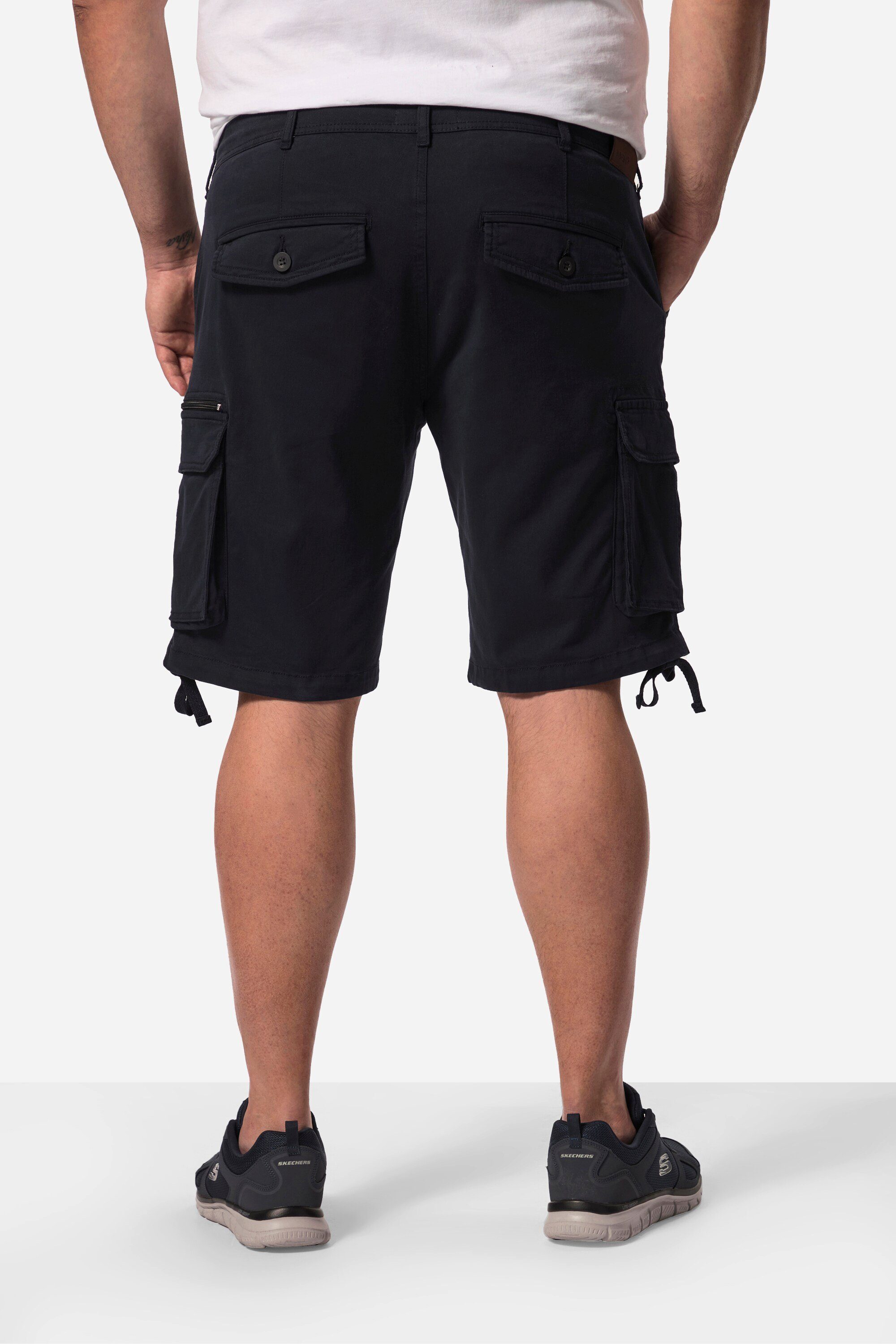 Men Plus Bermudas Cargo-Bermuda Bauchfit viele Taschen