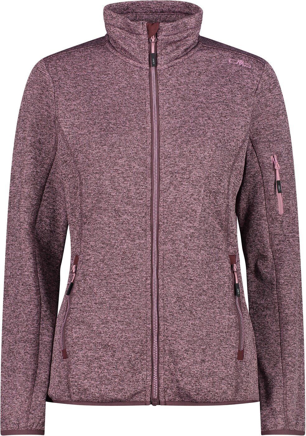 CMP Fleecejacke Woman Jacket aus besonders Knit Tech™ Material | Übergangsjacken