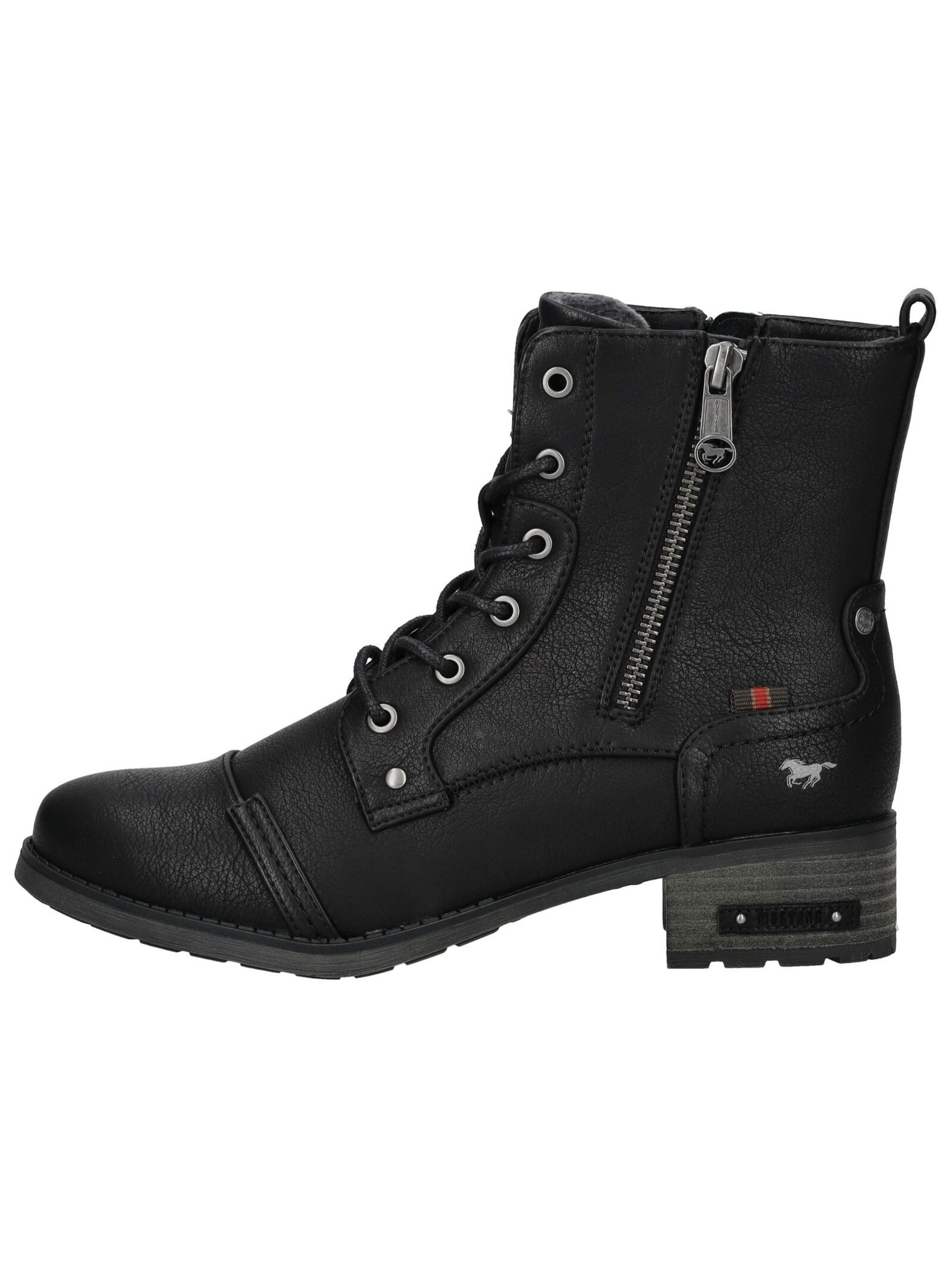 MUSTANG Stiefelette Lederimitat . Schnürstiefelette günstig online kaufen