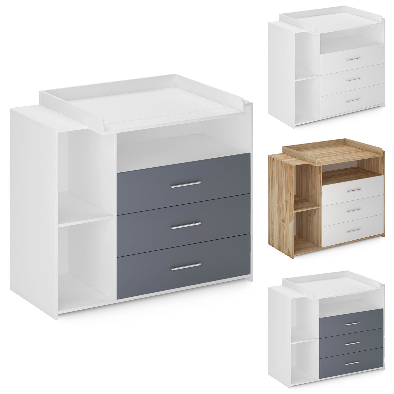 Wickelkommode Wickeltisch Baby Kommode Wickelregal Wickelaufsatz