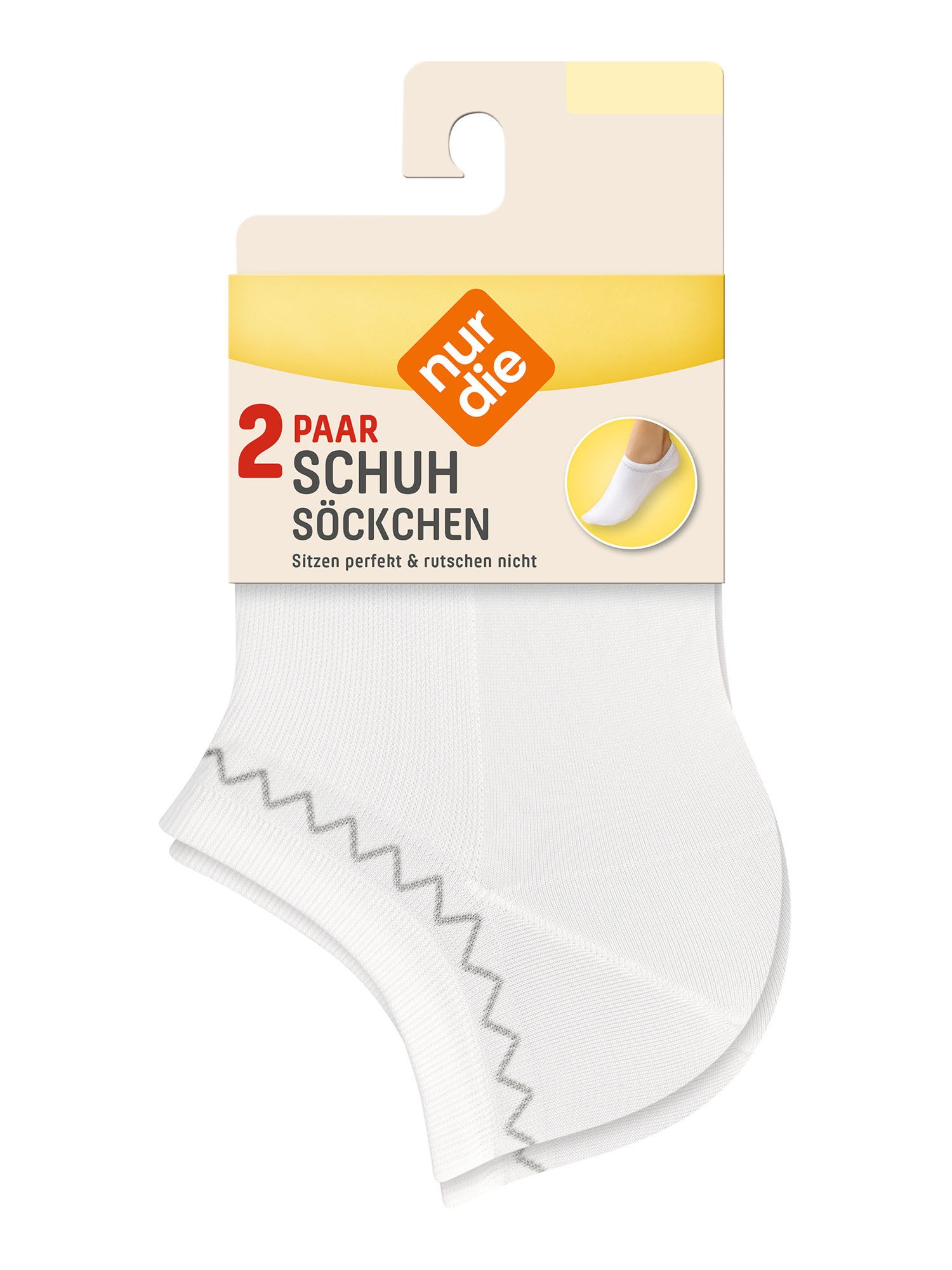 Nur Die Sneakersocken Schuh (2-Paar) Sneaker Socken, Kurzsocken, Füßlinge
