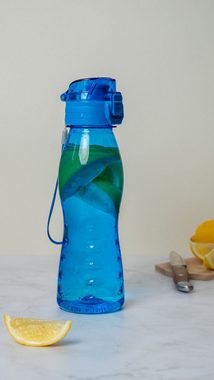 Steuber Trinkflasche, Klick Top Premium Freizeit Trinkflasche, 700 ml, 2 Stück