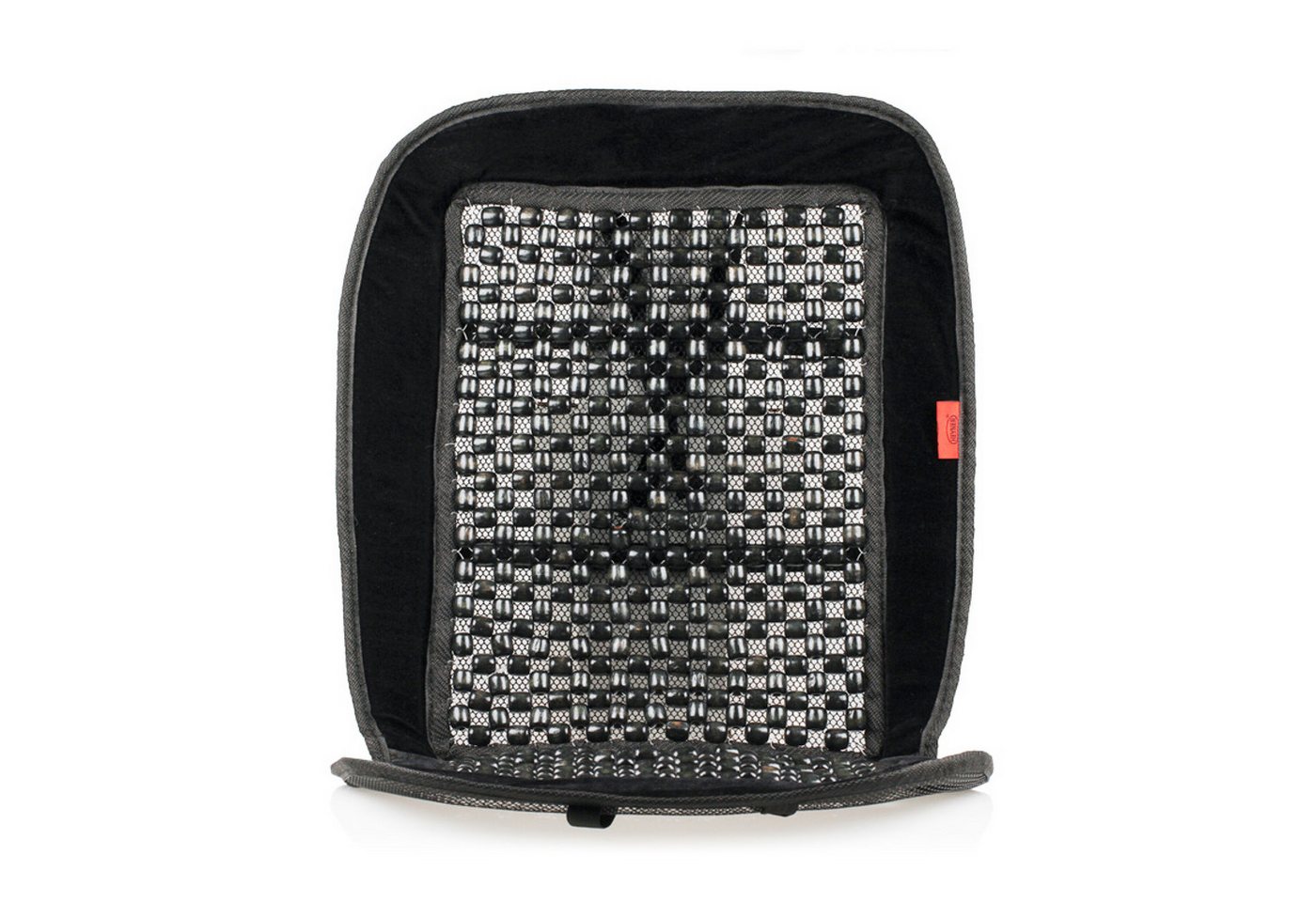 HEYNER Autositzauflage Holzkugel‑Sitzauflage für Autos, ventilierend & massierend, schwarz, 1-tlg.