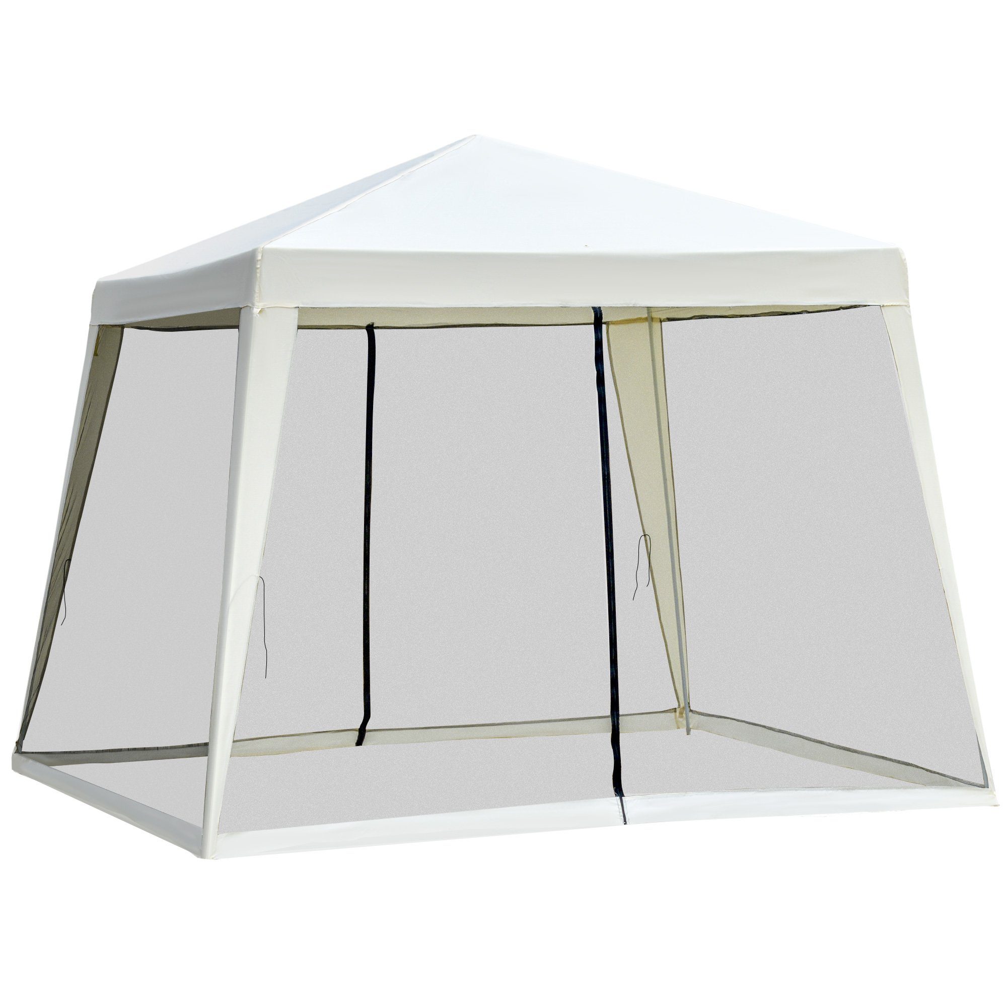 Outsunny Pavillon Partyzelt, Wetterfest, Zelt mit günstig online kaufen