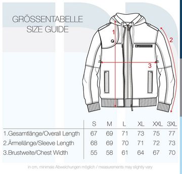 !Solid Lederjacke SDAsher Bikerjacke mit abnehmbarer Kapuze