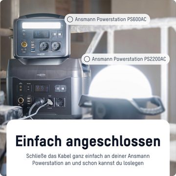 ANSMANN AG Starthilfeadapter für Powerstations / Überbrückungskabel für Pkw Powerstation