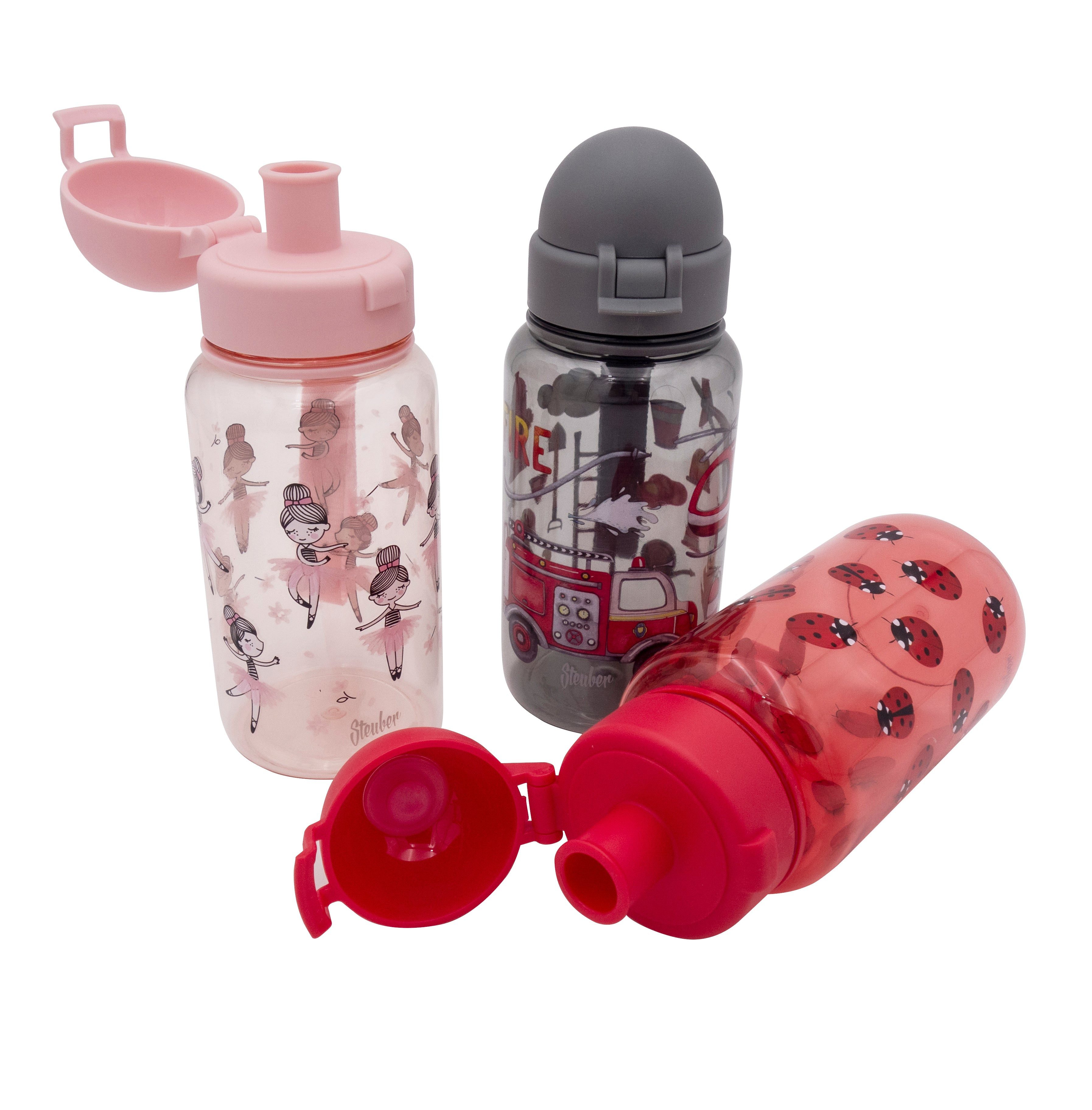 Steuber Trinkflasche Kinder Trinkflasche KIDS 330 ml mit tollen Motiven
