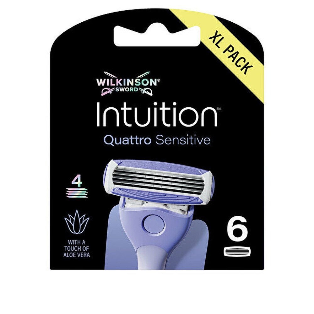 Wilkinson Nassrasierer Sword Intuition Quattro Sensitive Klingenklingen