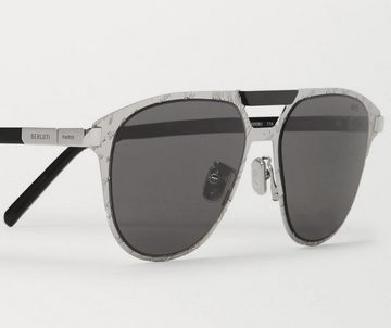 Berluti Sonnenbrille BERLUTI Scritto Aviator Acetate Silver Sunglasses Sonnenbrille Glasses