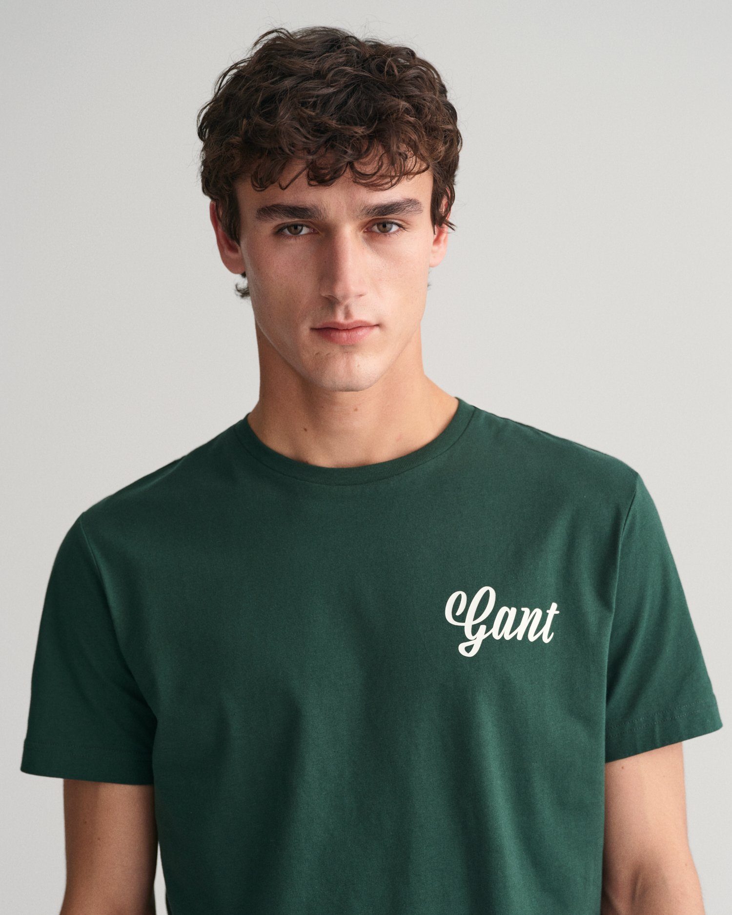 T-SHIRT REG GRAPHIC GREEN T-Shirt SS SMALL Gant TARTAN