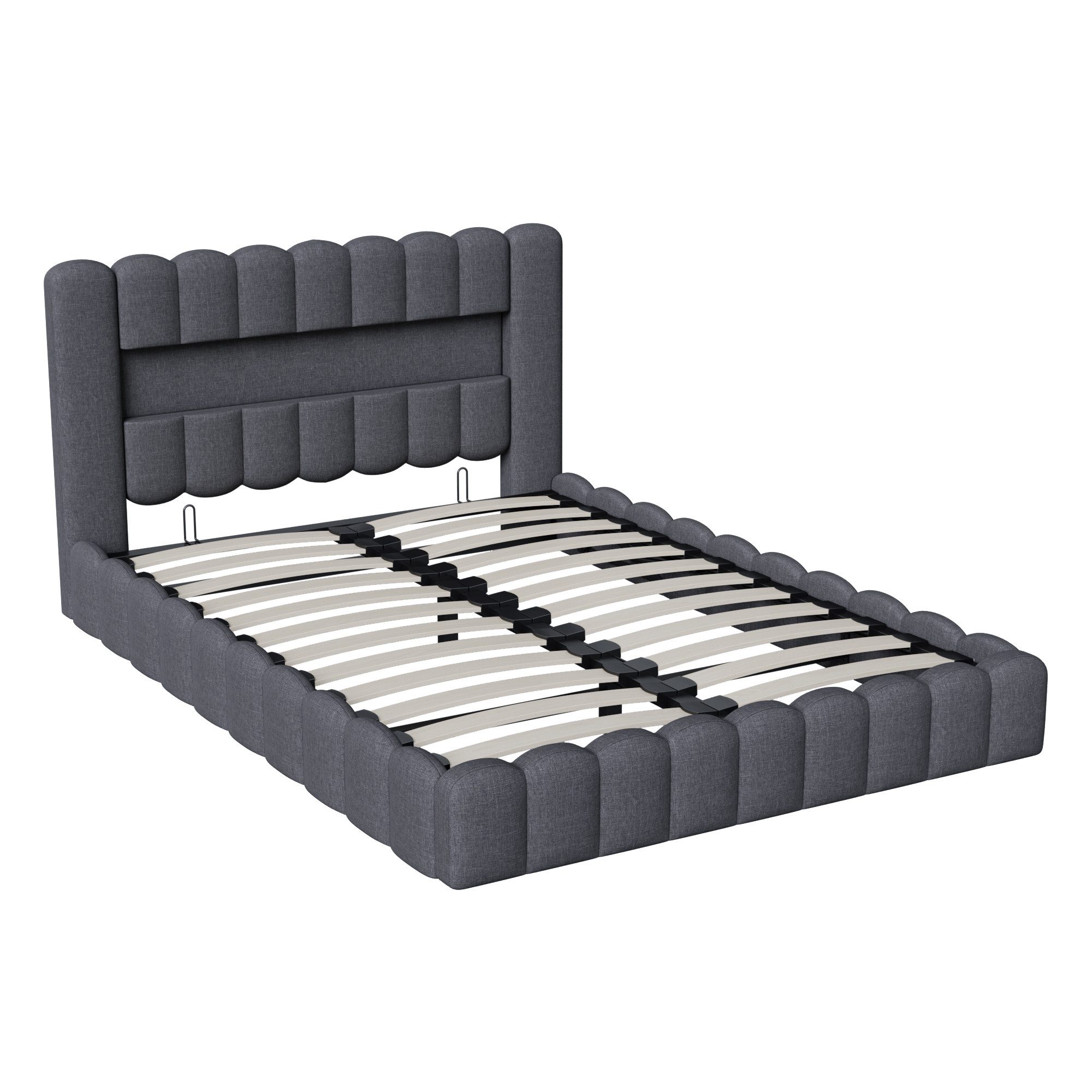 PXloue Polsterbett 180x200 mit bettkasten (Hydraulisch hebbarer Stauraum), günstig online kaufen