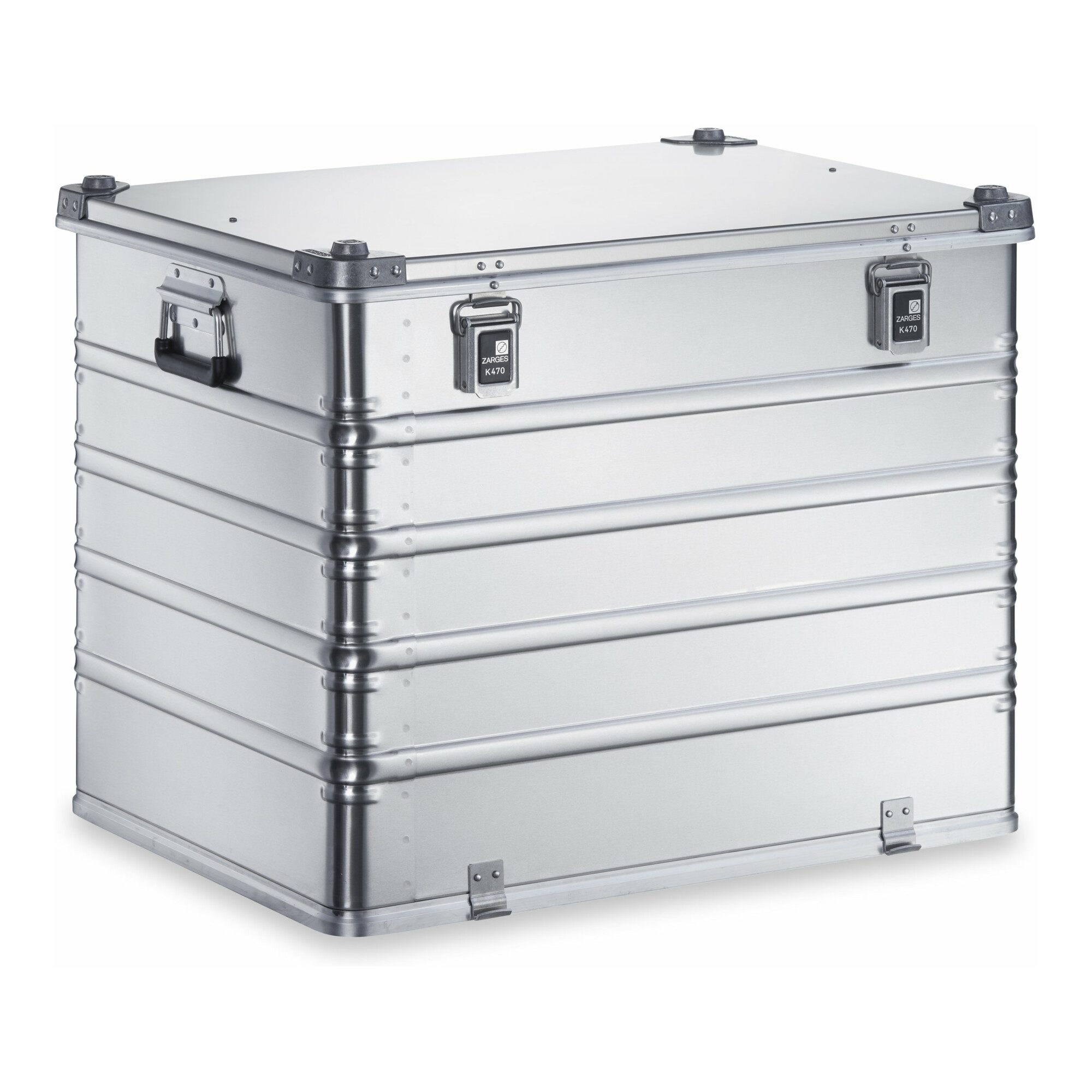 Zarges ZARGES Transportkiste K 470 Plus - Haubenbehälter 750 x 550 x 580 mm Steckdosenverteiler