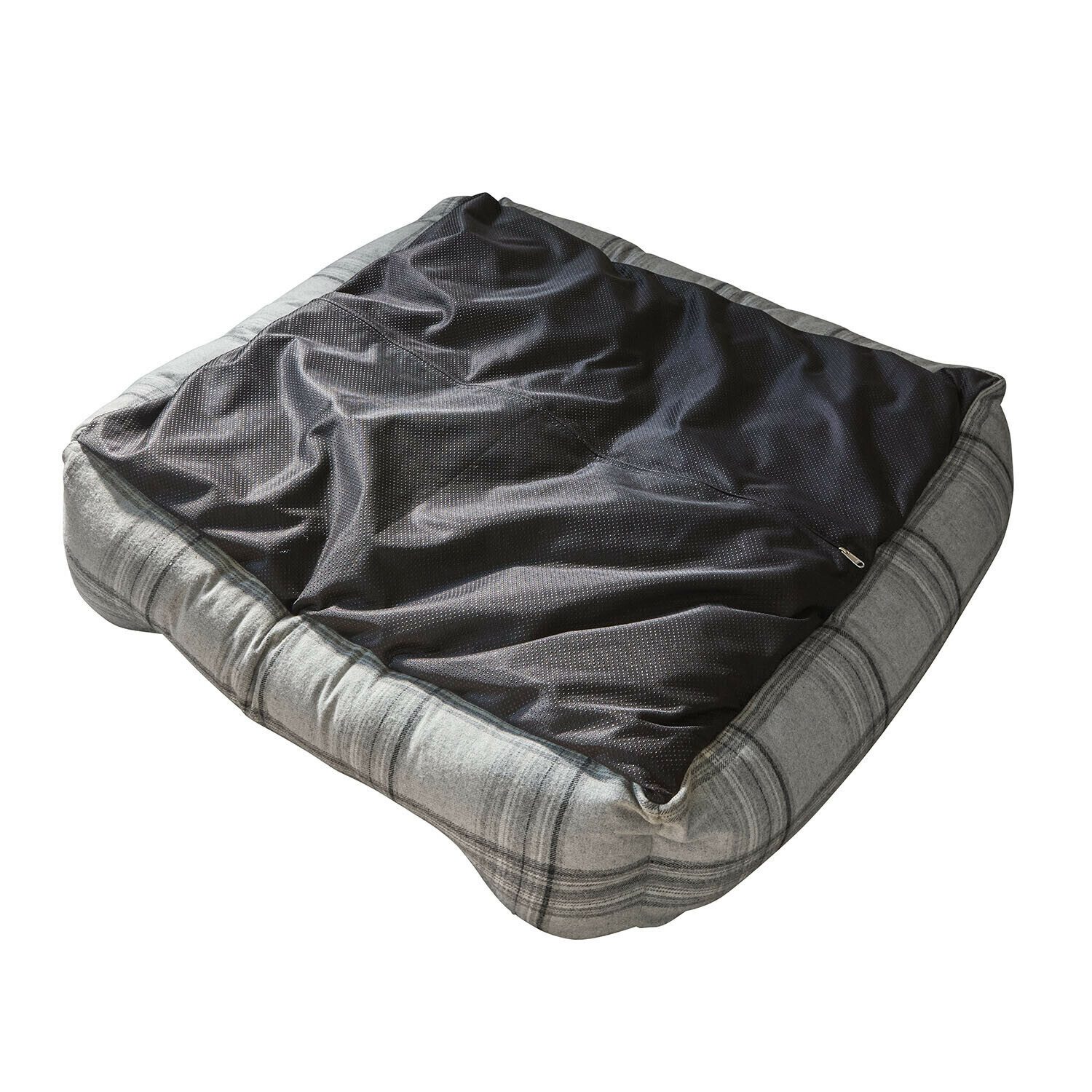 Mirabeau Hundebett Haustierbett Creswyn grau/kariert