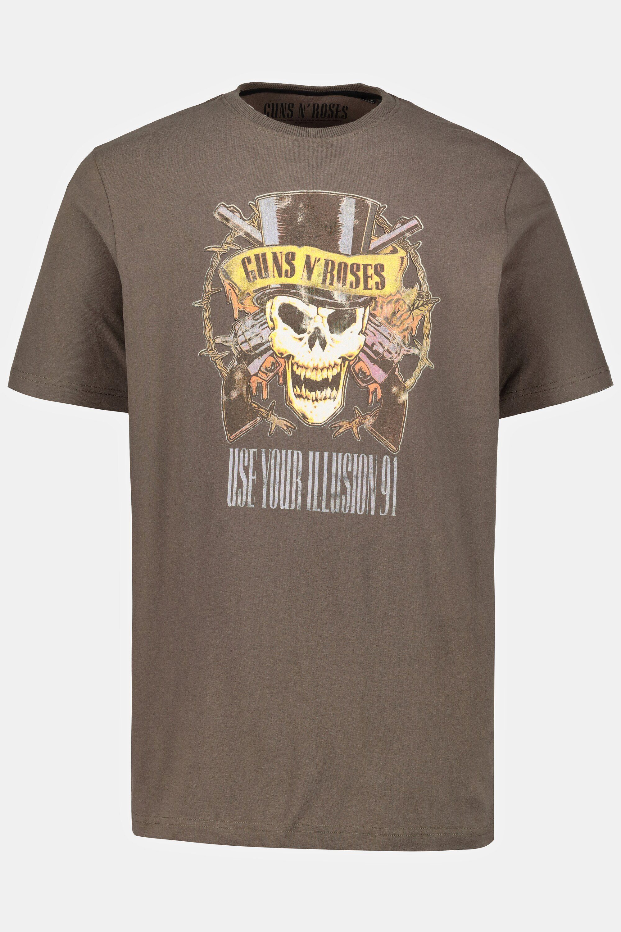 ´n T-Shirt Roses Bandshirt anthrazit T-Shirt Halbarm JP1880 Guns