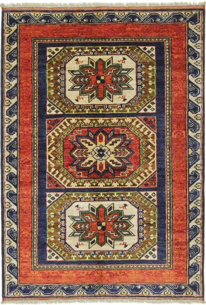 Orientteppich Afghan Ersari 105x151 Handgeknüpfter Orientteppich, Nain Trading, rechteckig, Höhe: 6 mm