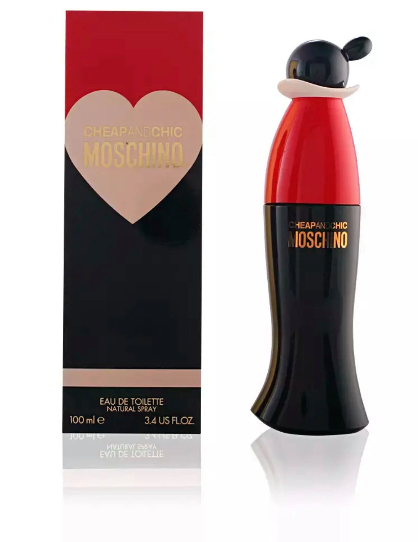 Moschino Туалетная вода Cheap & Chic I Love Parfum Spray Edt Versiegelt 100 ML, verspielt, elegant und unvergesslich weiblich