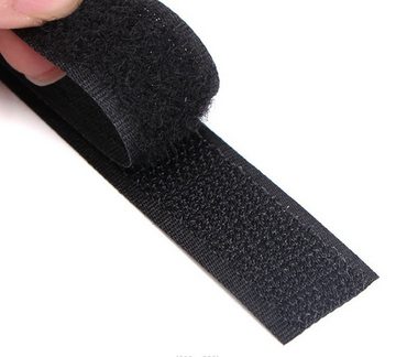 Klettband Klettband zum Nähen extra stark 20mm breit, 25m Rolle Klettverschluss, BAYLI