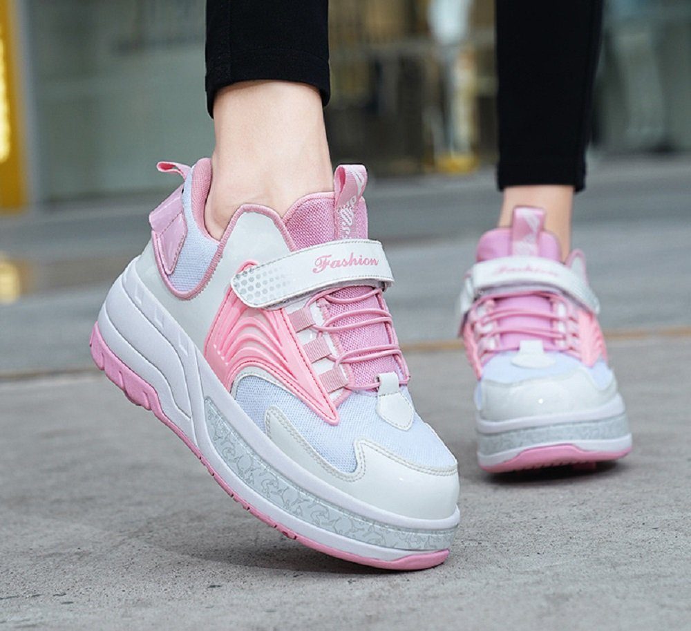 HUSK'SWARE Rollschuhe, (Leder, 1-St., ohne licht), Allradrollschuhe für Kinder verformte Radschuhe