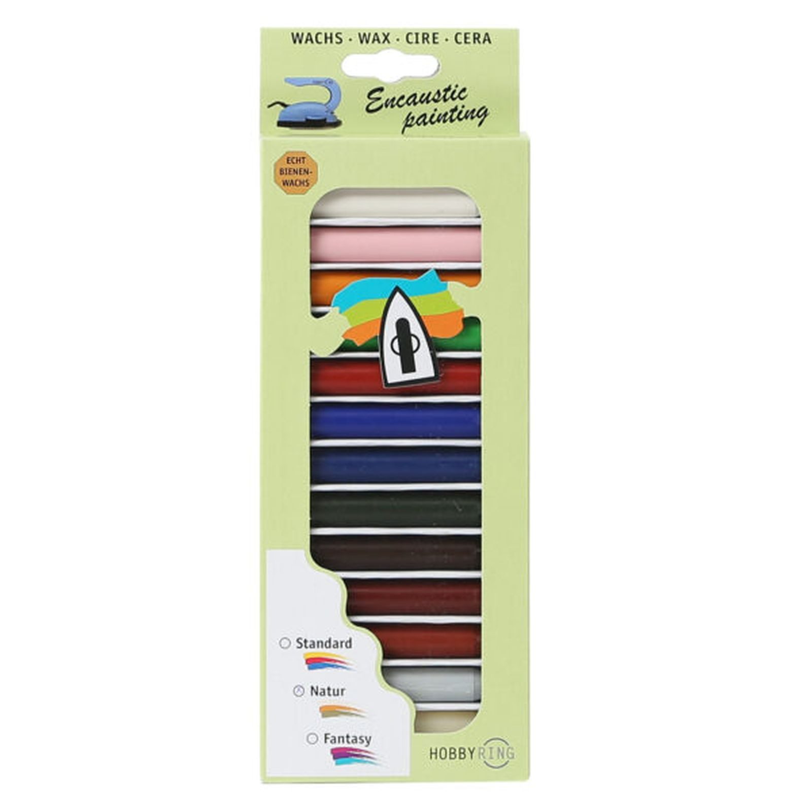 Hobbyring Wachsmalstift Encaustic Wachs-Меню